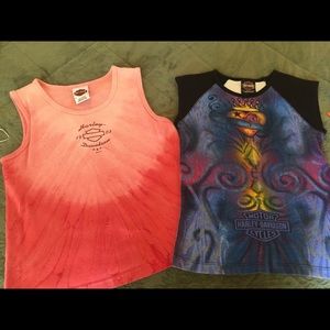 Lot of 2 Women’s Harley Davidson sleeveless tops